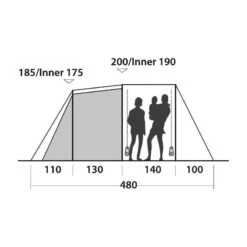 Easy Camp Huntsville 600 -Utendørs Camping easy camp huntsville 600 2