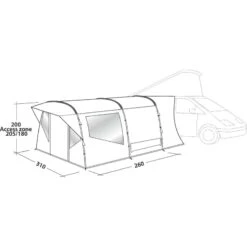 Easy Camp Wimberly -Utendørs Camping easy camp wimberly granite grey 5