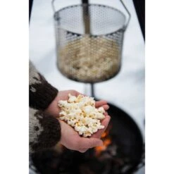 Popcorn Pan -Utendørs Camping espegard popcorn pan stainless steel 2