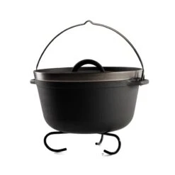 GSI Outdoors Litecast Dutch Oven 5 Qt -Utendørs Camping gsi outdoors litecast dutch oven 5 qt black 2