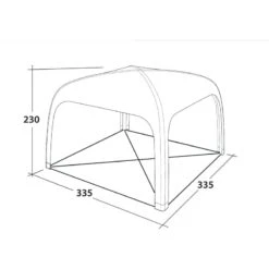 Outwell Air Shelter -Utendørs Camping outwell air shelter black grey 3