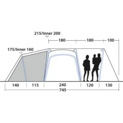Outwell Airville 6sa -Utendørs Camping outwell airville 6sa 2