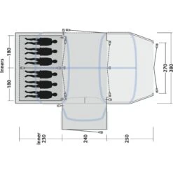 Outwell Airville 6sa -Utendørs Camping outwell airville 6sa 3