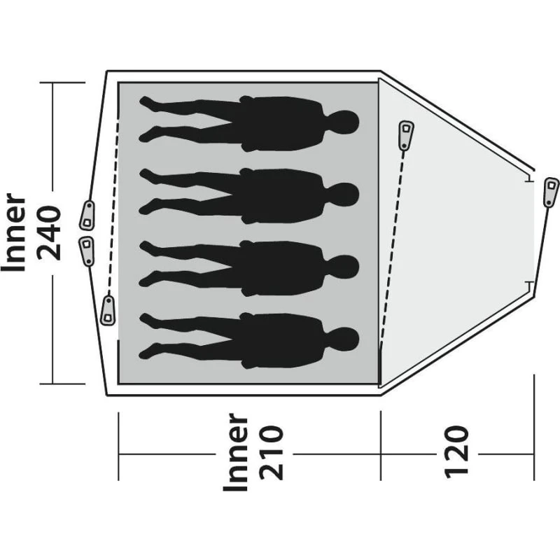 Outwell Cloud 4 6 Outwell Cloud 4 - Bilde 6