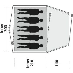 Outwell Cloud 5 -Utendørs Camping outwell cloud 5 3