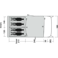 Outwell Greenwood 4 22 Outwell Greenwood 4 -Utendørs Camping outwell greenwood 4 dark leaf 8