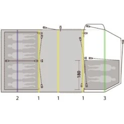 Outwell Knightdale 8pa -Utendørs Camping outwell knightdale 8pa 2