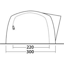Outwell Springwood 5SG -Utendørs Camping outwell springwood 5sg blue 7