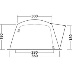 Outwell Springwood 6SG -Utendørs Camping outwell springwood 6sg blue 9