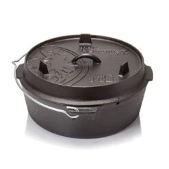 Petromax Dutch Oven FT6 With A Plane Bottom Surface -Utendørs Camping petromax dutch oven ft6 with a plane bottom surface black 3