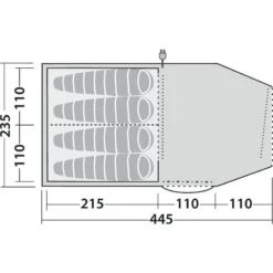 Robens Double Dreamer 4 31 Robens Double Dreamer 4 -Utendørs Camping robens double dreamer 4 sand green 15
