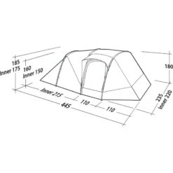 Robens Double Dreamer 4 18 Robens Double Dreamer 4 -Utendørs Camping robens double dreamer 4 sand green 2